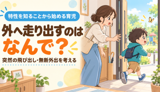 子どもが突然、外へ走り出すのはなぜ？｜“特性を知る”ことから始める育児